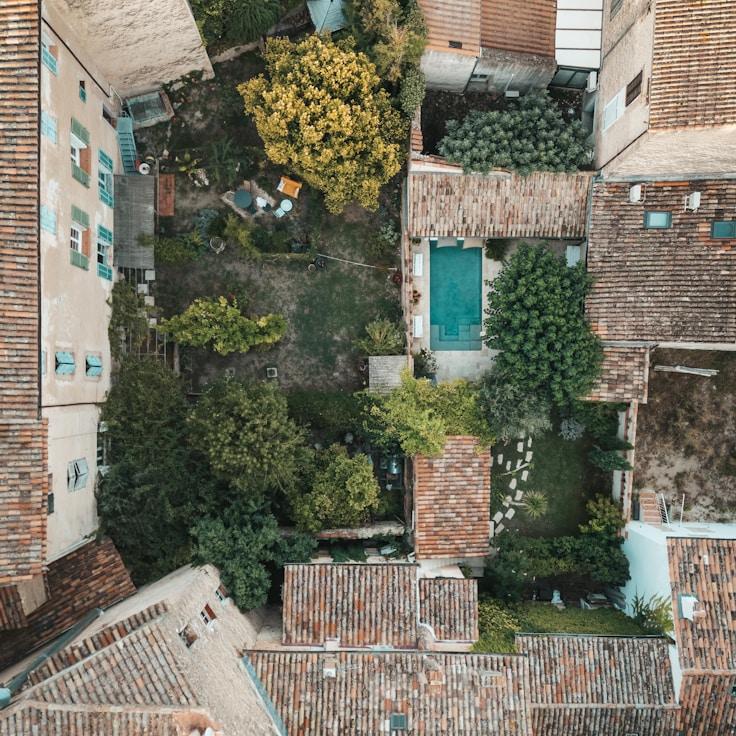 Kids playground area in Italy